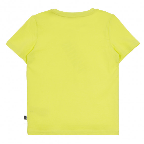 Памучна тениска Power с логото на бранда, жълта Puma 345852 4