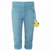 Дънков панталон с цветни бродерии за момиче Tuc Tuc 34605 