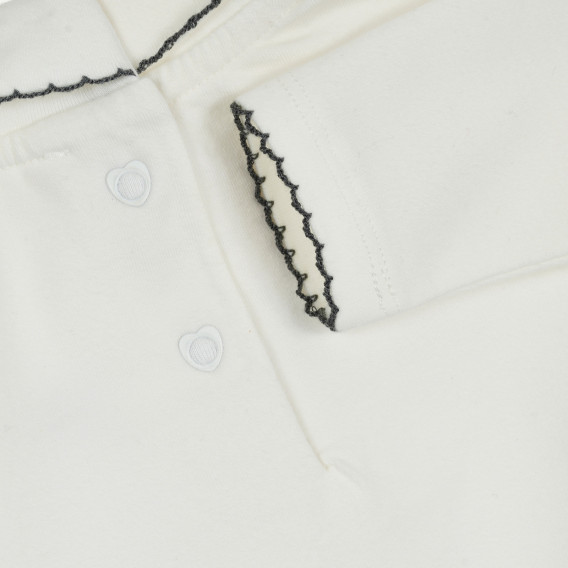 Блуза с поло яка и бродирана апликация Chicco 346259 3
