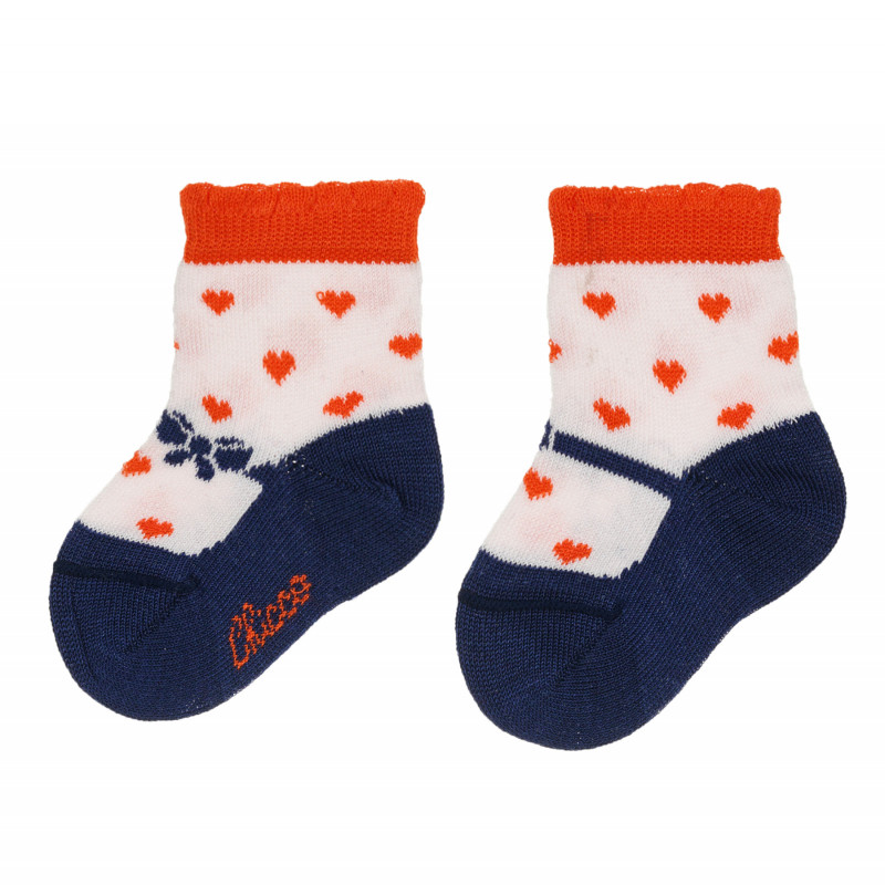 Цветни чорапи с фигурален принт  346288