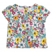 Блуза с къс ръкав и флорален десен Chicco 346313 