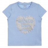 Тениска с брокатена щампа на сърце- CHICCO BABY GIRL Chicco 346387 