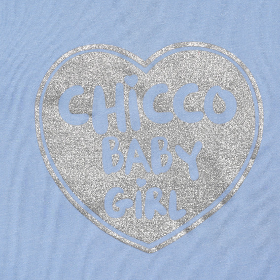 Тениска с брокатена щампа на сърце- CHICCO BABY GIRL Chicco 346388 2