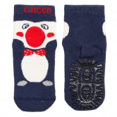 Чорапи с апликация на пате, тъмносини Chicco 346435 