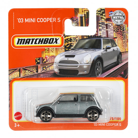 Метална количка matchbox, Mini Cooper S Matchbox 346661 