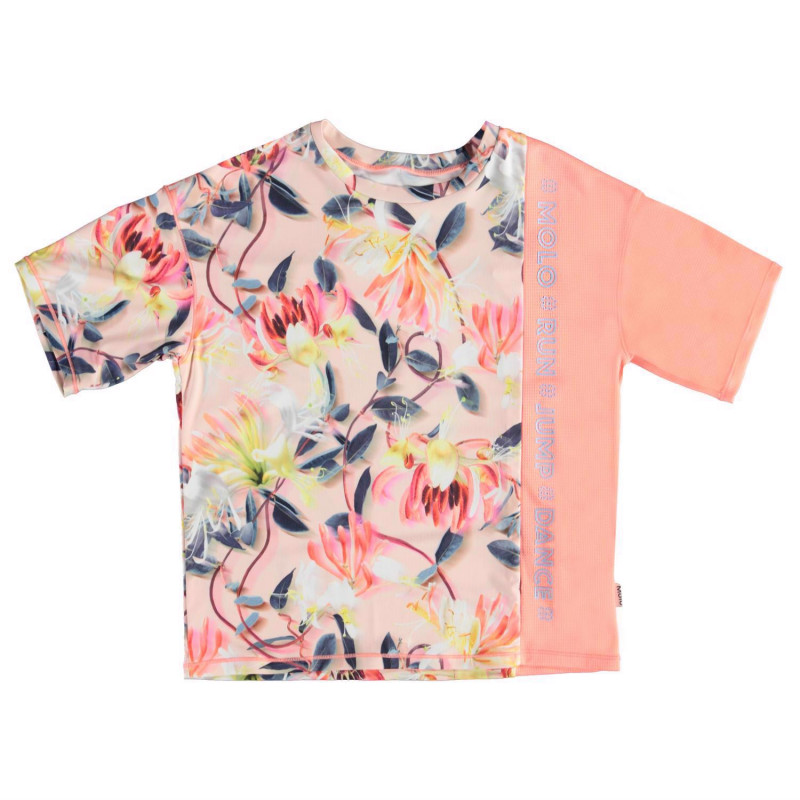 Тениска с щампа Motion Flower, многоцветна  347109