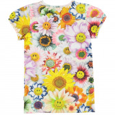 Тениска с щампа Happy Flowers, многоцветна Molo 347112 2