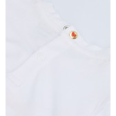 Тениска за бебе с щампа момиче с пуловер, бяла Original Marines 347347 5