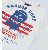 Блуза с дълъг ръкав Harbor shop, бяла Original Marines 347456 6