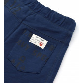 Къси памучни панталони с плетени връзки, тъмносини Original Marines 347498 4