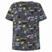 Памучна тениска с летни морски мотиви за момче Tuc Tuc 34753 