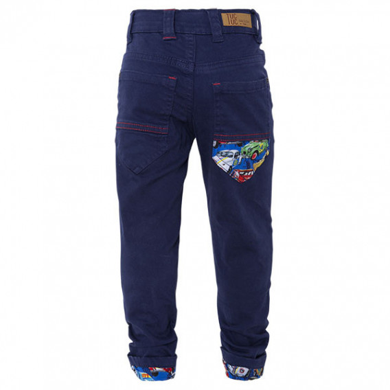 Панталон за момче декориран с весели цветни щампи Tuc Tuc 34795 2