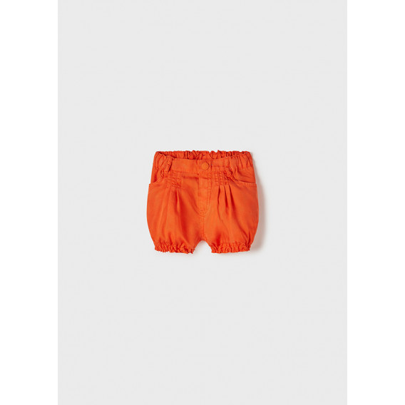 Къс панталон кройка балон за бебе, оранжев Mayoral 347999 