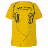 Памучна тениска с принт слушалки за момче Tuc Tuc 34800 