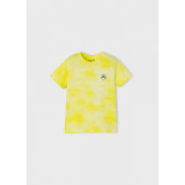 Тениска с обре ефект Ride&Ride, жълта Mayoral 348030 