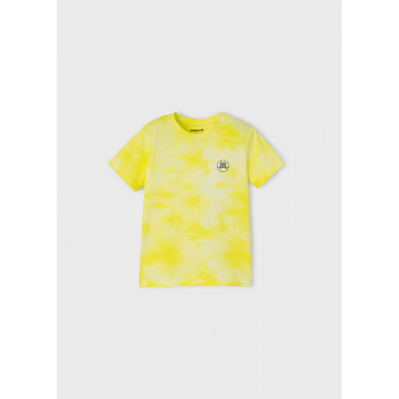 Тениска с обре ефект Ride&Ride, жълта  348030