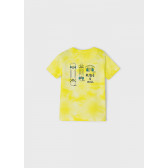 Тениска с обре ефект Ride&Ride, жълта Mayoral 348031 2