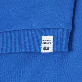 Памучна блуза за бебе с дълъг ръкав и принт на коли, синя Original Marines 348218 3