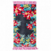 Плажна кърпа с флорален принт и ресни, цвят: Многоцветен Tuc Tuc 34853 