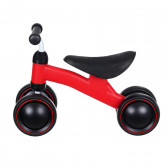 Детски велосипед за баланс с четири колела, червен SNG 349240 2