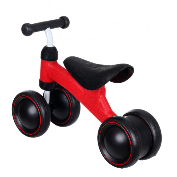 Детски велосипед за баланс с четири колела, червен SNG 349241 3
