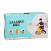 Детски велосипед за баланс със звук и светлина, жълт SNG 349251 6