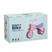 Детски велосипед за баланс с две колела, със звук и светлина, розов SNG 349269 6