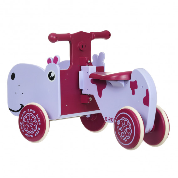 Детска количка за яздене Хипопотам със звук и светлина SNG 349422 3