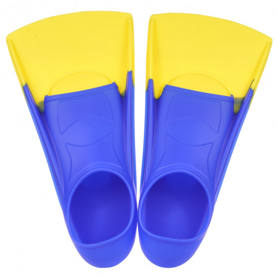 Комплект плавници, размер S, син с жълто  349696 2
