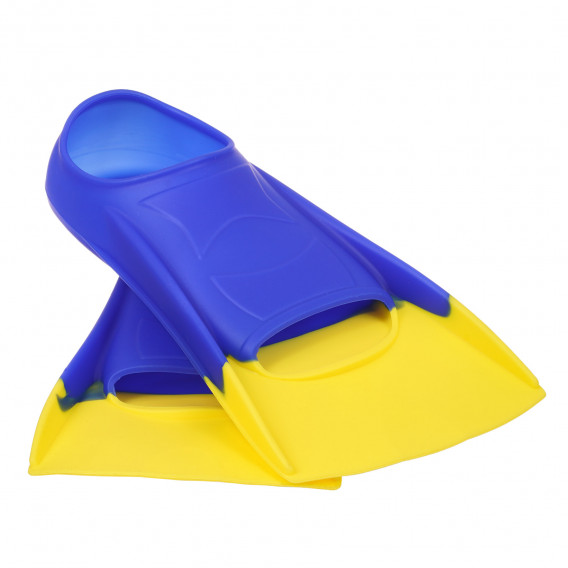 Комплект плавници, размер S, син с жълто  349698 4