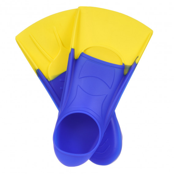 Комплект плавници, размер М, син с жълто  349723 