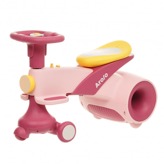 Детско баланс колело със звук и светлина, розов SNG 349733 