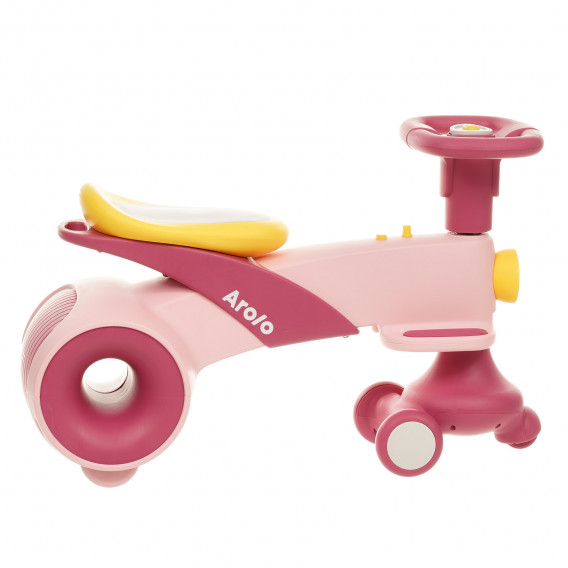 Детско баланс колело със звук и светлина, розов SNG 349737 5