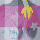 Блуза с дълъг ръкав и цветна щампа с блестящи камъчета в предната част за момиче Tuc Tuc 34978 3