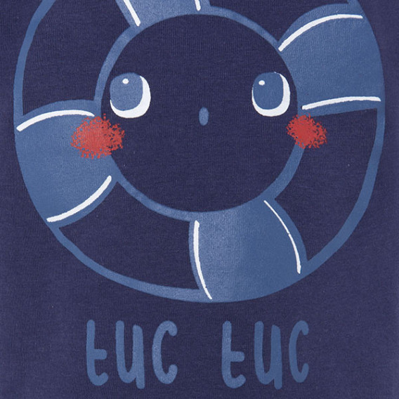 Памучна тениска с принт пояс за момче Tuc Tuc 34988 3