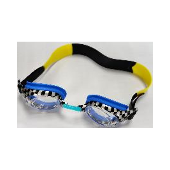 Детски очила за плуване, сини с декорация SKY 350051 