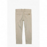 Памучен панталон с еластан за момче с изчистен дизайн Boboli 35260 2