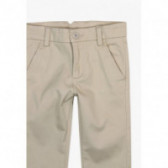 Памучен панталон с еластан за момче с изчистен дизайн Boboli 35261 3