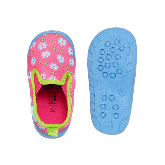 Буйки за бебе със зелени и флорални акценти Playshoes 357077 4