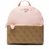 Раница с монограм за момиче, розова Guess 357146 