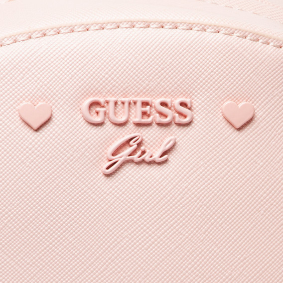 Раница с монограм за момиче, розова Guess 357148 3