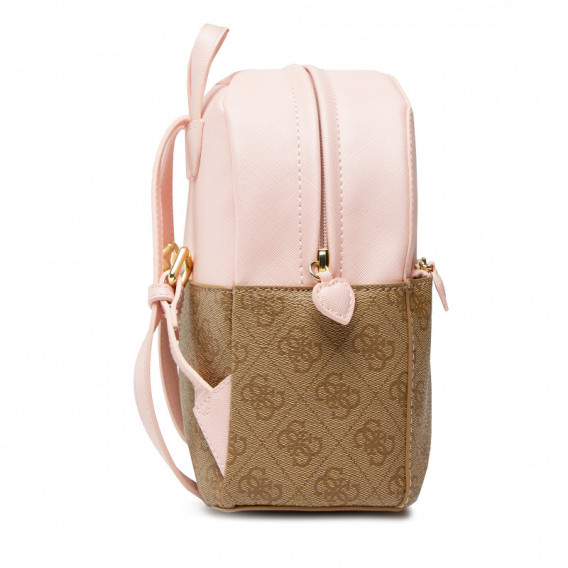 Раница с монограм за момиче, розова Guess 357149 4