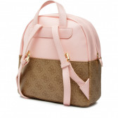 Раница с монограм за момиче, розова Guess 357150 5