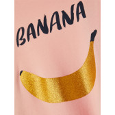 Блуза с къс ръкав Banana, корал Name it 357390 3