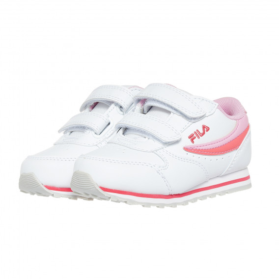 Сникърси Orbit Velcro Infants, бели с розови акценти Fila 357657 2