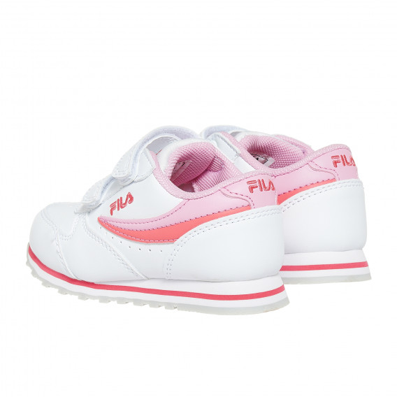 Сникърси Orbit Velcro Infants, бели с розови акценти Fila 357659 3