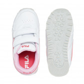 Сникърси Orbit Velcro Infants, бели с розови акценти Fila 357661 4