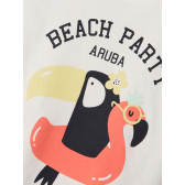 Тениска Beach party, бяла Name it 357905 3