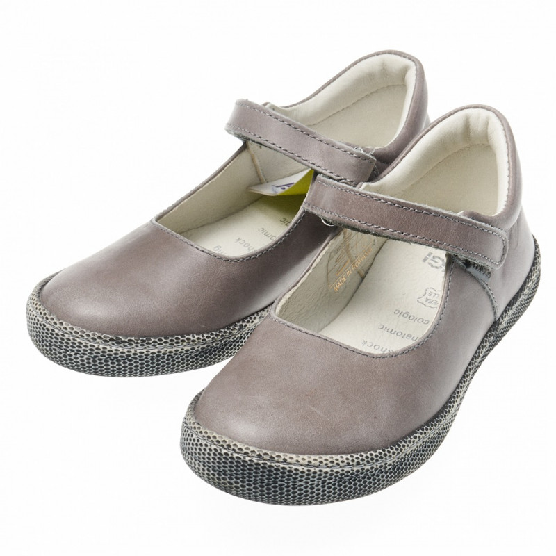 Обувки за момиче с велкро закопчаване на черни точици  35864