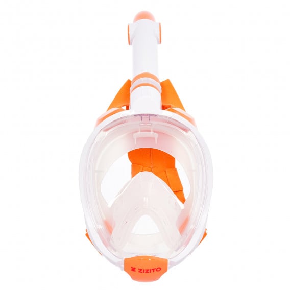 Детска маска за шнорхелинг, размер XS, оранжева ZIZITO 359083 2